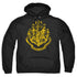 HARRY POTTER/HOGWARTS CREST - ADULT PULLOVER HOODIE - BLACK