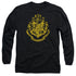HARRY POTTER/HOGWARTS CREST -  L/S ADULT 18/1  - BLACK