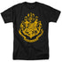 HARRY POTTER/HOGWARTS CREST - S/S ADULT 18/1 - BLACK