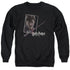 HARRY POTTER/HARRYS WAND PORTRAIT - ADULT CREWNECK SWEATSHIRT - BLACK