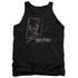 HARRY POTTER/HARRYS WAND PORTRAIT - ADULT TANK - BLACK