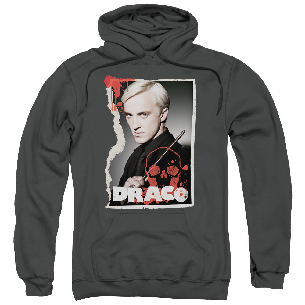 HARRY POTTER/DRACO FRAME - ADULT PULLOVER HOODIE - CHARCOAL
