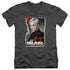 HARRY POTTER/DRACO FRAME - S/S ADULT V-NECK 30/1 - CHARCOAL