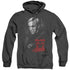 HARRY POTTER/DRACO PORTRAIT - ADULT HEATHER HOODIE - BLACK
