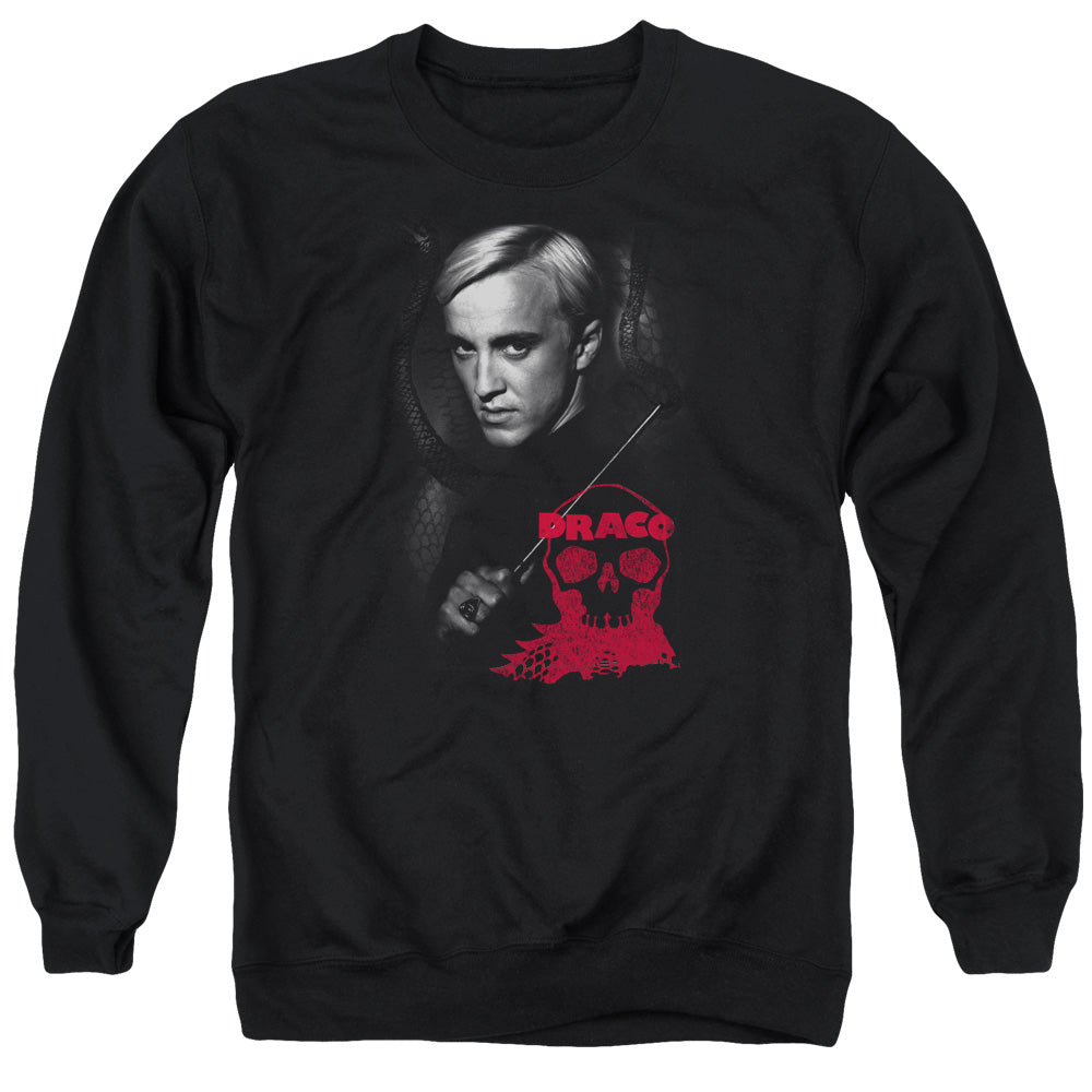 HARRY POTTER/DRACO PORTRAIT - ADULT CREWNECK SWEATSHIRT - BLACK