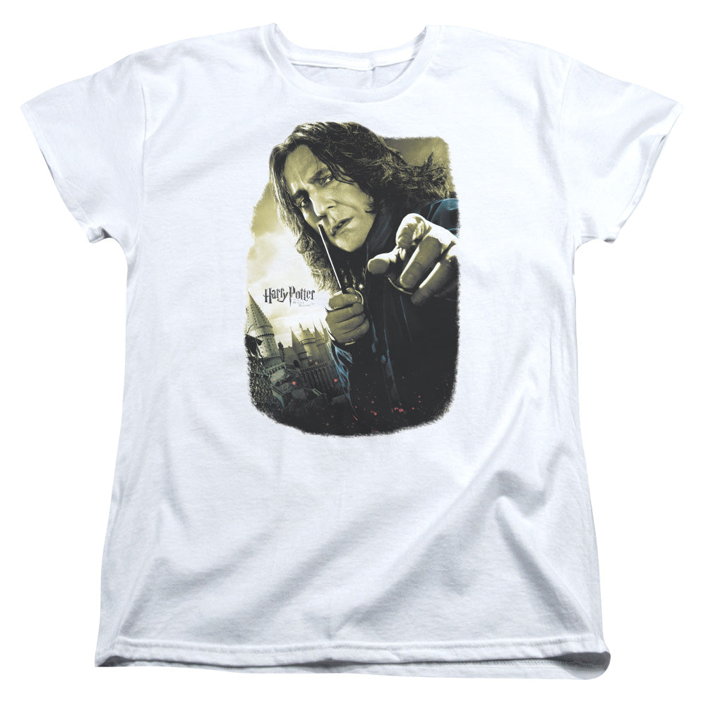 HARRY POTTER/SNAPE POSTER - S/S WOMENS TEE - WHITE