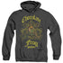 HARRY POTTER/CHOCOLATE FROG - ADULT HEATHER HOODIE - BLACK