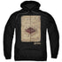 HARRY POTTER/MARAUDERS MAP - ADULT PULLOVER HOODIE - BLACK