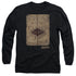 HARRY POTTER/MARAUDERS MAP -  L/S ADULT 18/1  - BLACK