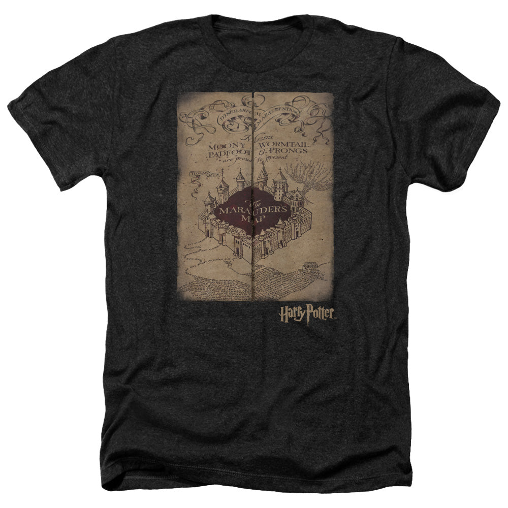 HARRY POTTER/MARAUDERS MAP - ADULT HEATHER - BLACK