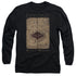 HARRY POTTER/MARAUDERS MAP WORDS -  L/S ADULT 18/1  - BLACK