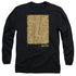 HARRY POTTER/MARAUDERS MAP INTERIOR -  L/S ADULT 18/1  - BLACK