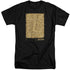 HARRY POTTER/MARAUDERS MAP INTERIOR - S/S ADULT TALL 18/1 - BLACK