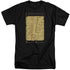 HARRY POTTER/MARAUDERS MAP INTERIOR WORDS - S/S ADULT TALL 18/1 - BLACK