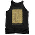 HARRY POTTER/MARAUDERS MAP INTERIOR WORDS - ADULT TANK - BLACK