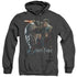 HARRY POTTER/FINAL FIGHT - ADULT HEATHER HOODIE - BLACK