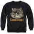 HARRY POTTER/CROOKSHANKS - ADULT CREWNECK SWEATSHIRT - BLACK