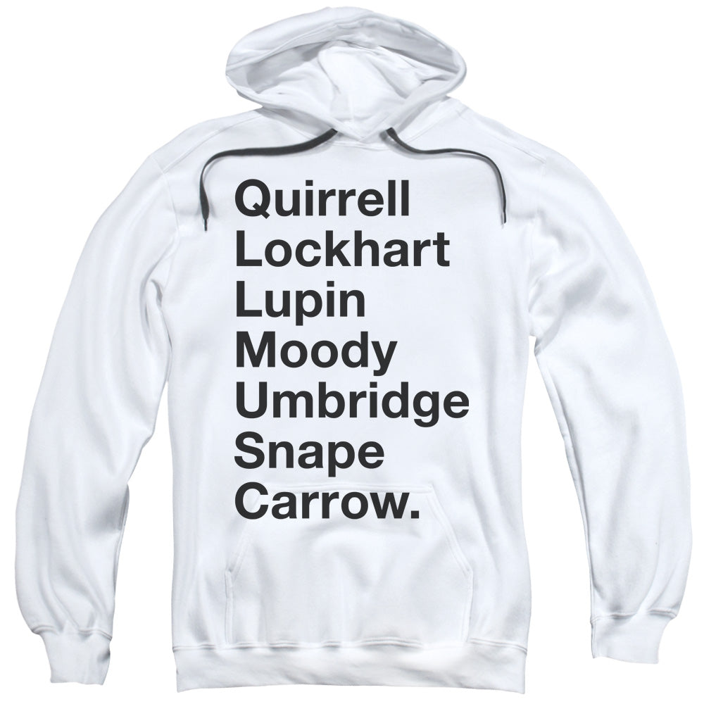 HARRY POTTER/PROFESSORS - ADULT PULLOVER HOODIE - WHITE