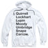 HARRY POTTER/PROFESSORS - ADULT PULLOVER HOODIE - WHITE