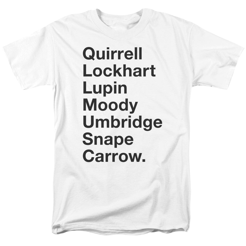 HARRY POTTER/PROFESSORS - S/S ADULT 18/1 - WHITE