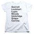 HARRY POTTER/PROFESSORS - S/S WOMENS TEE - WHITE