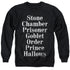 HARRY POTTER/TITLES - ADULT CREWNECK SWEATSHIRT - BLACK