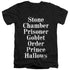 HARRY POTTER/TITLES - S/S ADULT V-NECK 30/1 - BLACK