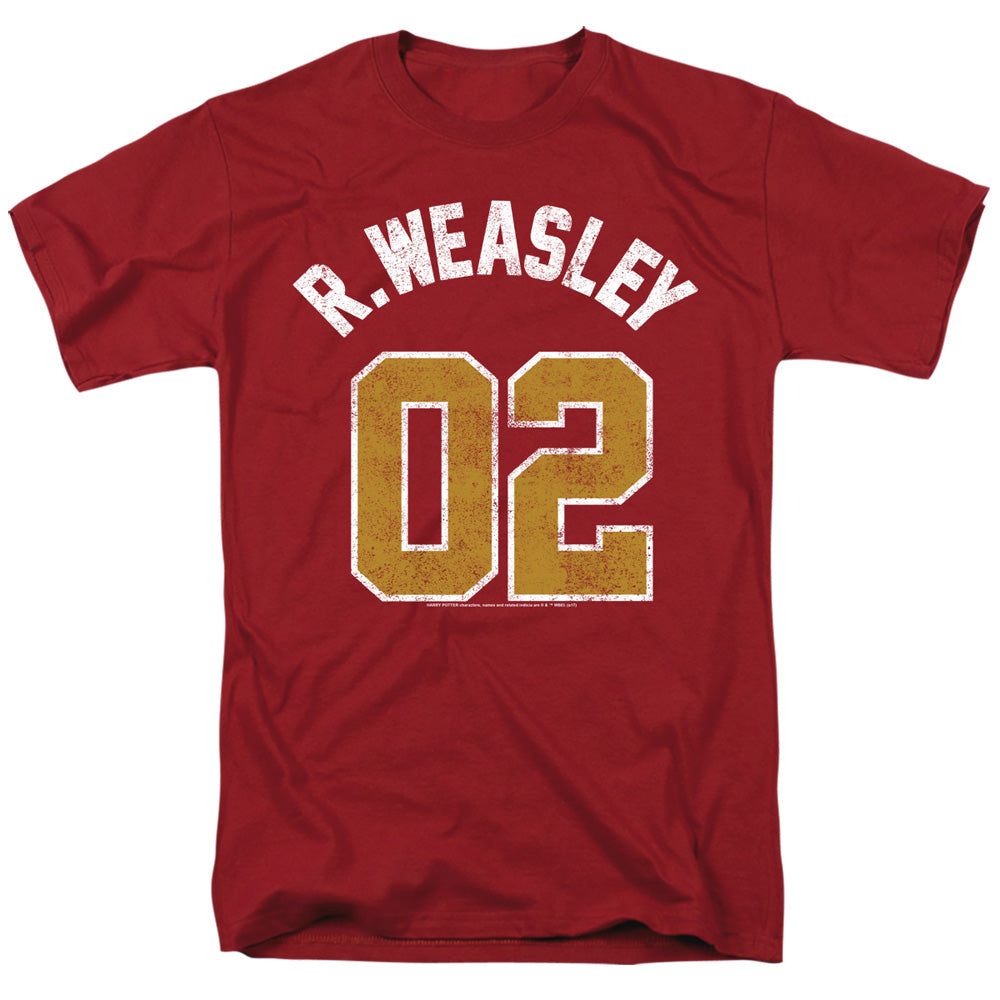 HARRY POTTER/WEASLEY JERSEY - S/S ADULT 18/1 - CARDINAL