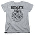 HARRY POTTER/HOGWARTS ATHLETIC - S/S WOMENS TEE - ATHLETIC HEATHER