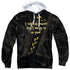 HARRY POTTER/MARAUDERS MAP (FRONT/BACK PRINT) - ADULT POLY PULLOVER HOODIE - MULTI