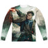 HARRY POTTER/HARRY VS VOLDEMORT (FRONT/BACK PRINT) - L/S ADULT POLY CREW  - MULTI
