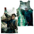 HARRY POTTER/HARRY VS VOLDEMORT (FRONT/BACK PRINT) - ADULT POLY TANK TOP - MULTI