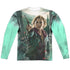 HARRY POTTER/HERMIONE FINAL BATTLE (FRONT/BACK PRINT) - L/S ADULT POLY CREW  - MULTI
