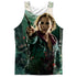 HARRY POTTER/HERMIONE FINAL BATTLE (FRONT/BACK PRINT) - ADULT POLY TANK TOP - MULTI