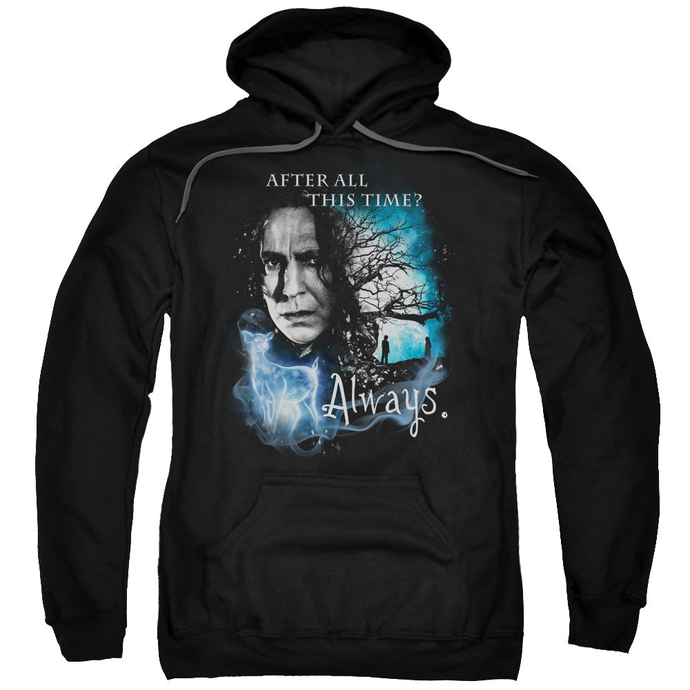 HARRY POTTER/ALWAYS - ADULT PULLOVER HOODIE - BLACK