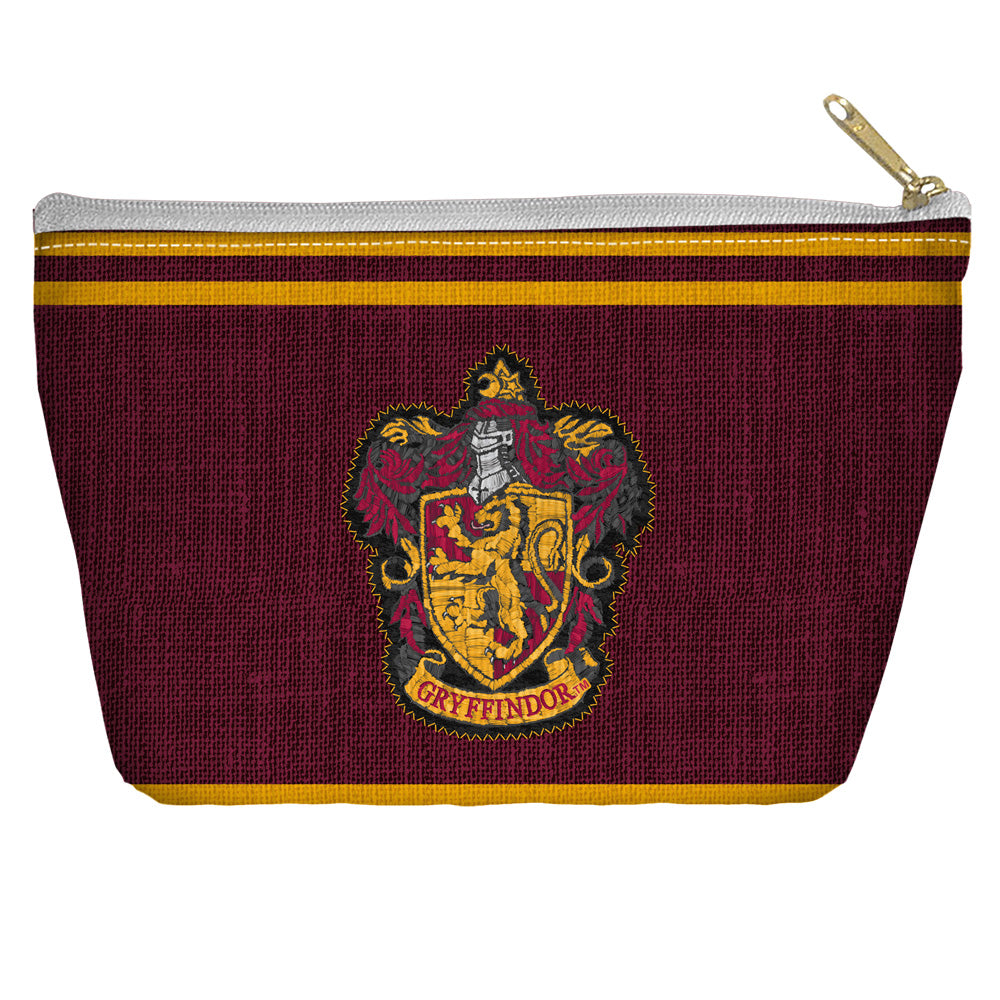 HARRY POTTER/GRYFFINDOR STITCH CREST - T-BOTTOM ACCESSORY POUCH
