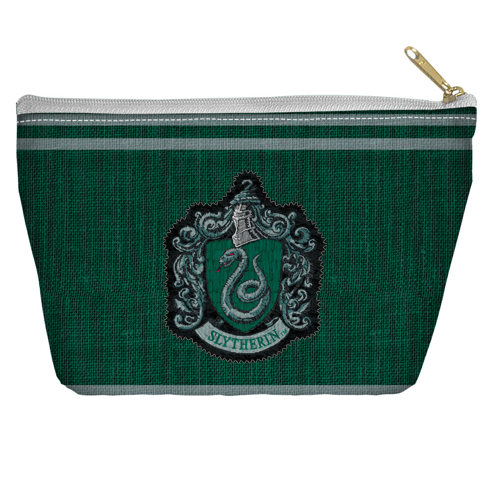 HARRY POTTER/SLYTHERIN STITCH CREST - T-BOTTOM ACCESSORY POUCH