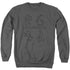 HARRY POTTER/LITERARY CRESTS - ADULT CREWNECK SWEATSHIRT - CHARCOAL