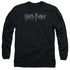 HARRY POTTER/LOGO -  L/S ADULT 18/1  - BLACK