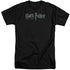 HARRY POTTER/LOGO - S/S ADULT TALL 18/1 - BLACK