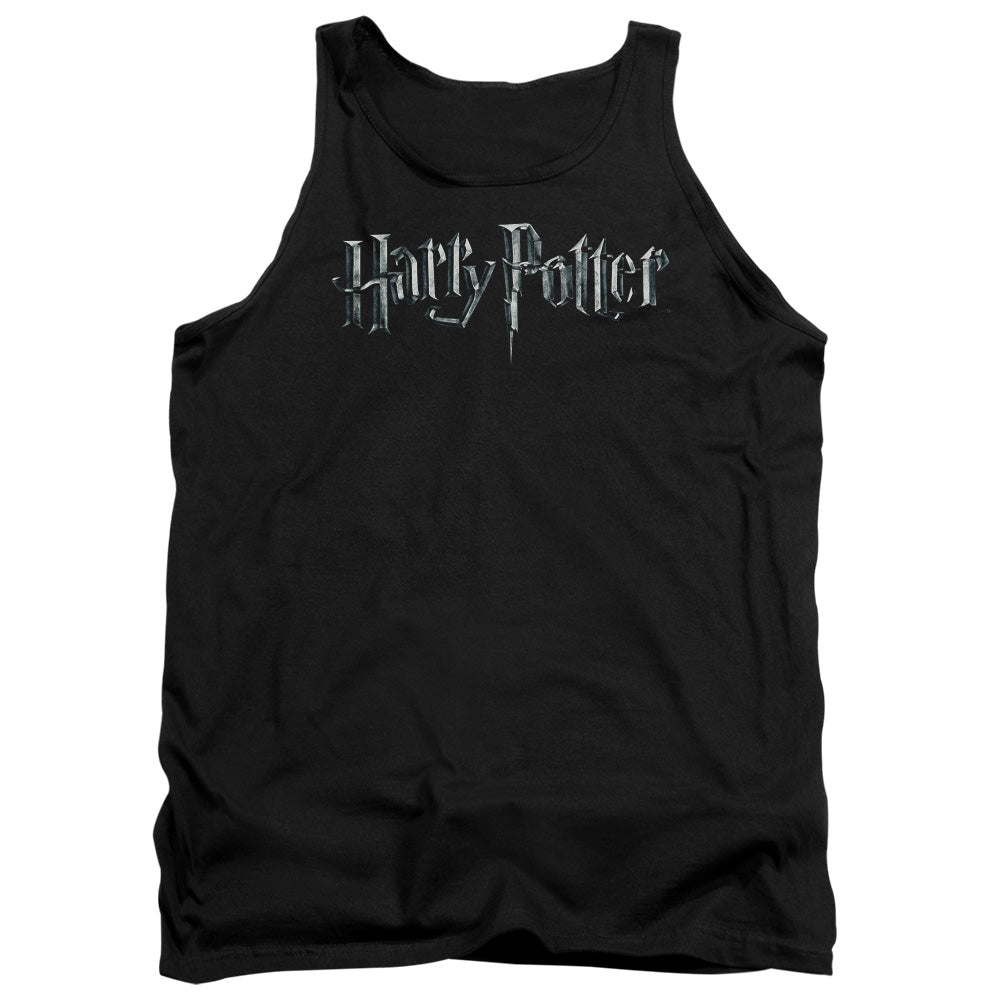 HARRY POTTER/LOGO - ADULT TANK - BLACK