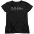 HARRY POTTER/LOGO - S/S WOMENS TEE - BLACK