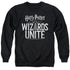 HARRY POTTER WIZARDS UNITE/WIZARDS UNITE LOGO - ADULT CREWNECK SWEATSHIRT - BLACK