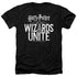 HARRY POTTER WIZARDS UNITE/WIZARDS UNITE LOGO - ADULT HEATHER - BLACK