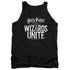 HARRY POTTER WIZARDS UNITE/WIZARDS UNITE LOGO - ADULT TANK - BLACK
