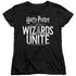 HARRY POTTER WIZARDS UNITE/WIZARDS UNITE LOGO - S/S WOMENS TEE - BLACK