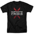 INFINITE CRISIS/LOGO - S/S ADULT 18/1 - BLACK