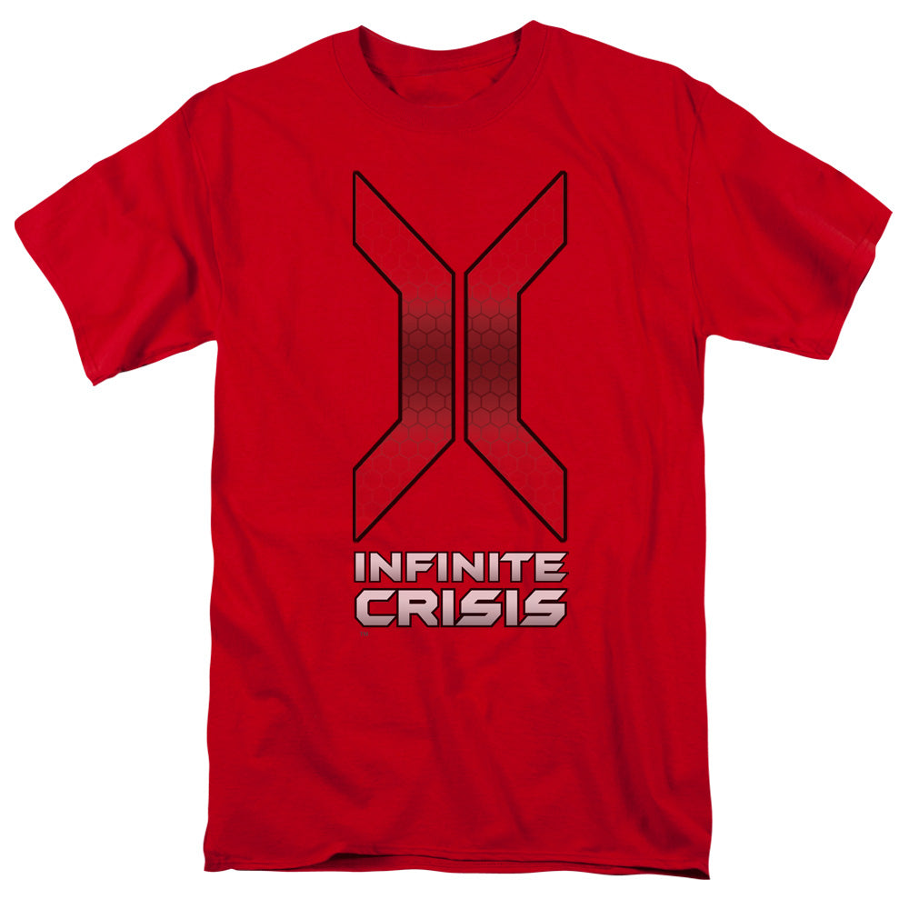 INFINITE CRISIS/TITLE - S/S ADULT 18/1 - RED