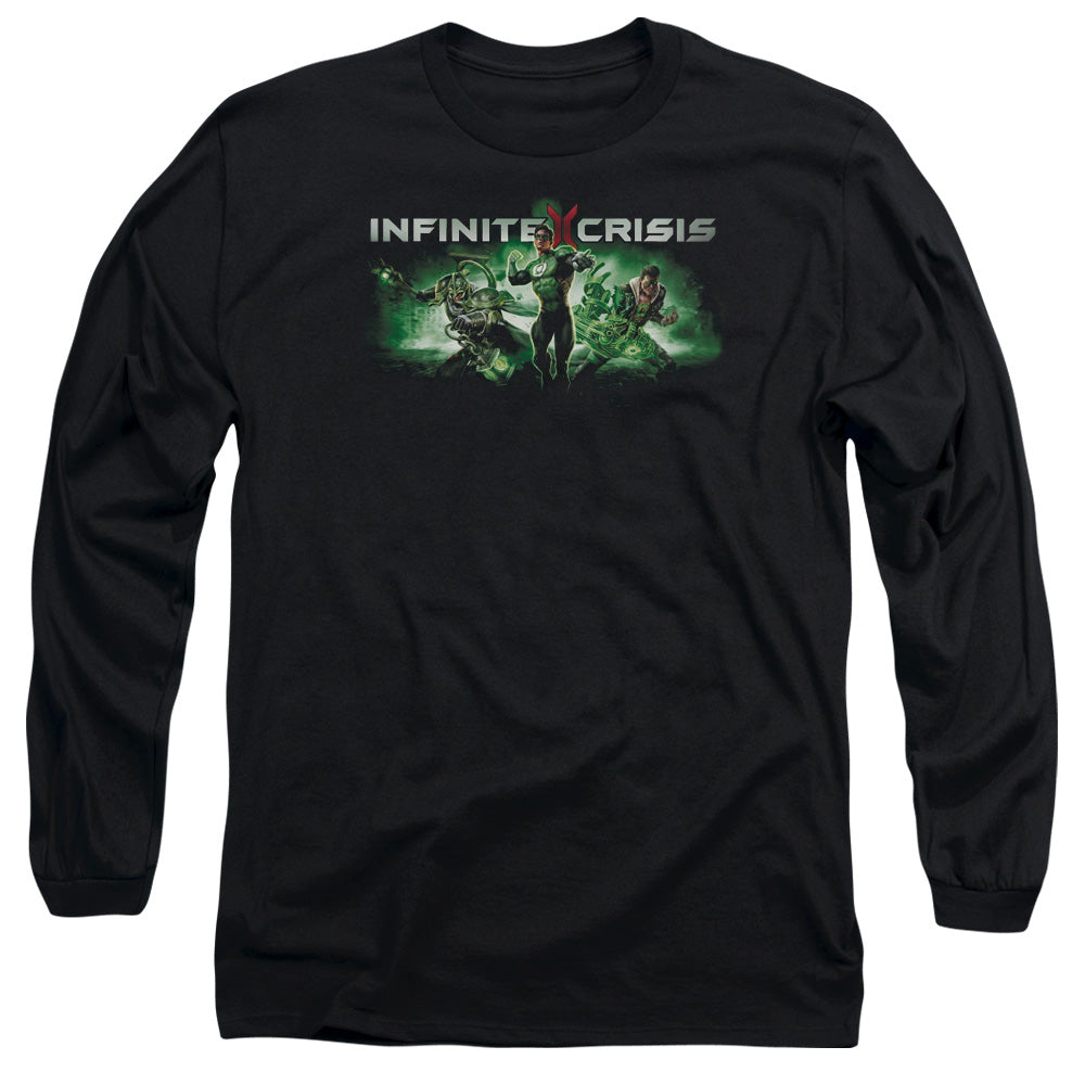 INFINITE CRISIS/IC GREEN -  L/S ADULT 18/1  - BLACK