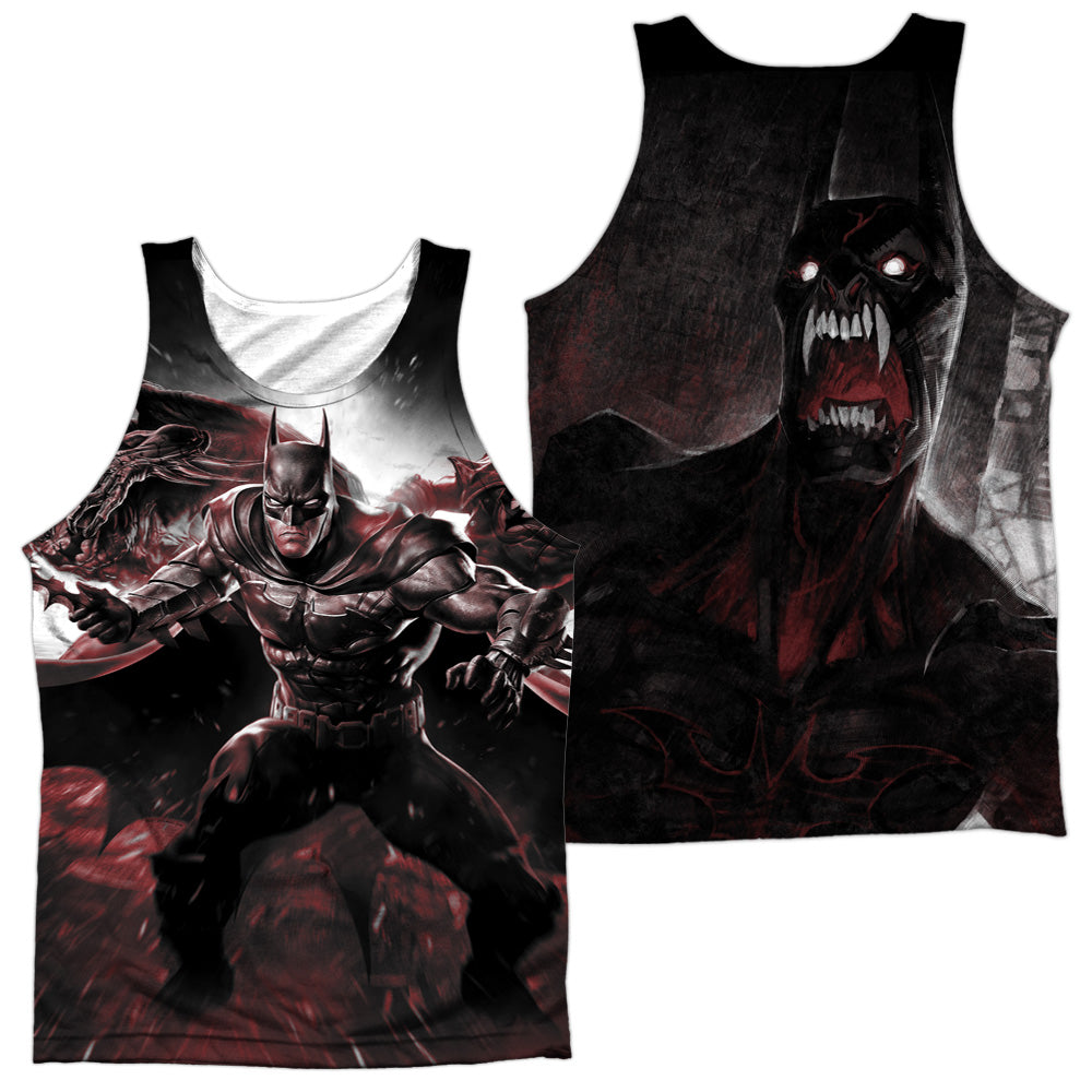 INFINITE CRISIS/IC BATMAN (FRONT/BACK PRINT) - ADULT POLY TANK TOP - MULTI